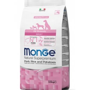 Monge All Breeds Adult Monoprotein Maiale, Riso e Patate