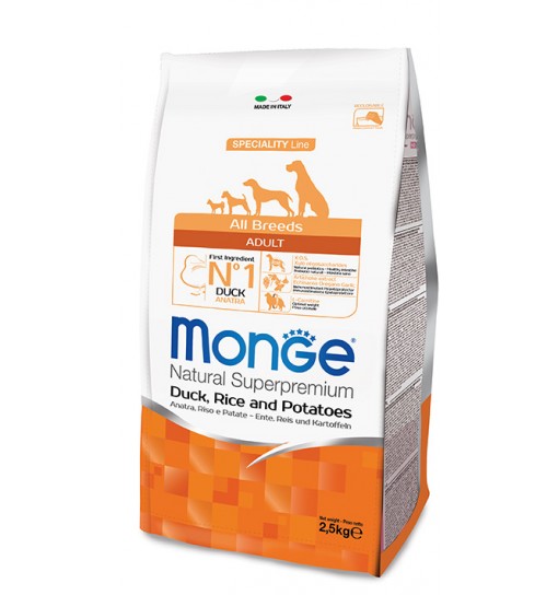 Monge All Breeds Adult Monoprotein Anatra, Riso e Patate