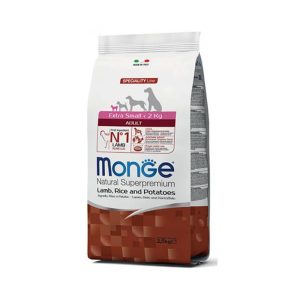 Monge Extra Small Adult Crocchette Cane Gusto Agnello con Riso e Patate