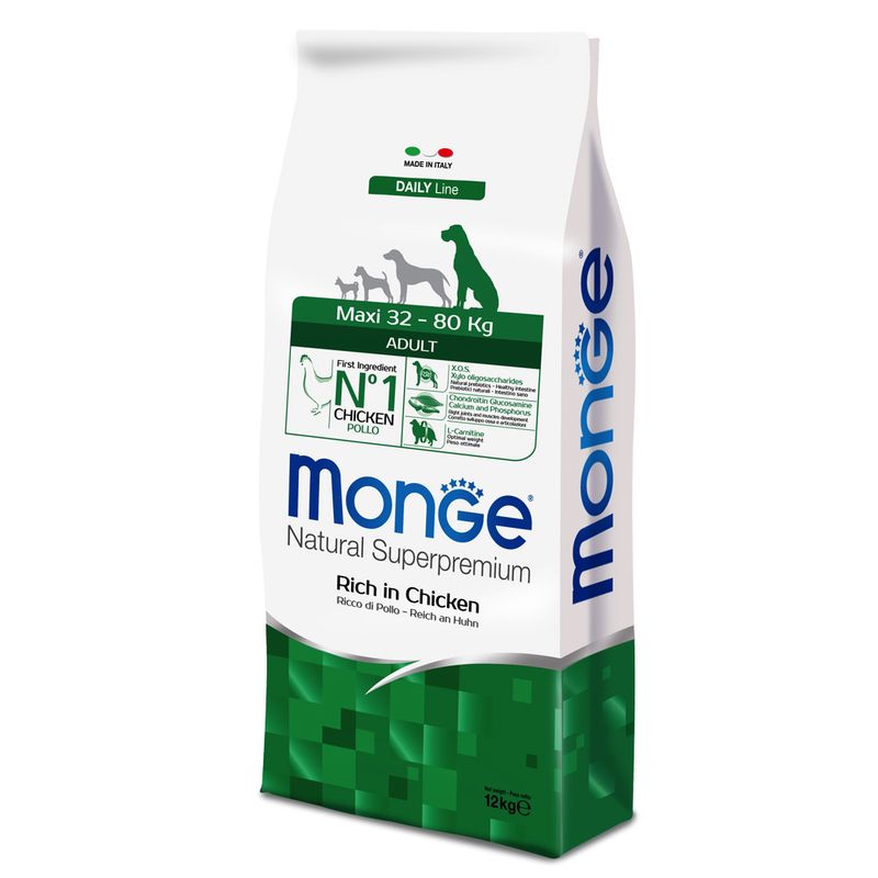 Monge Maxi Adult Crocchette per Cane Gusto Pollo