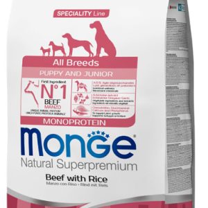 Monge All Breeds Puppy & Junior Monoprotein Manzo e Riso