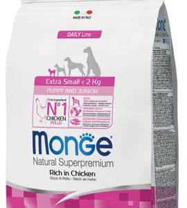 Monge Extra Small Puppy & Junior Ricco in Pollo 800Gr