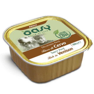 Oasy Dog Patè Cane Gusto Cervo 150 grammi