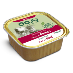 Oasy Dog Patè Cane Gusto Manzo 150 grammi