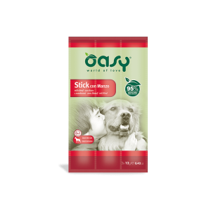 Oasy Stick per Cane Gusto Manzo (3x12gr)