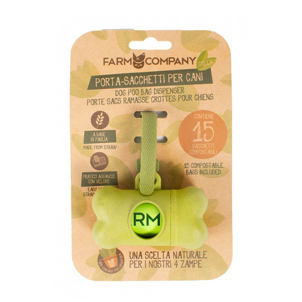 Porta sacchetti con sacchetti compostabili - immagine 2