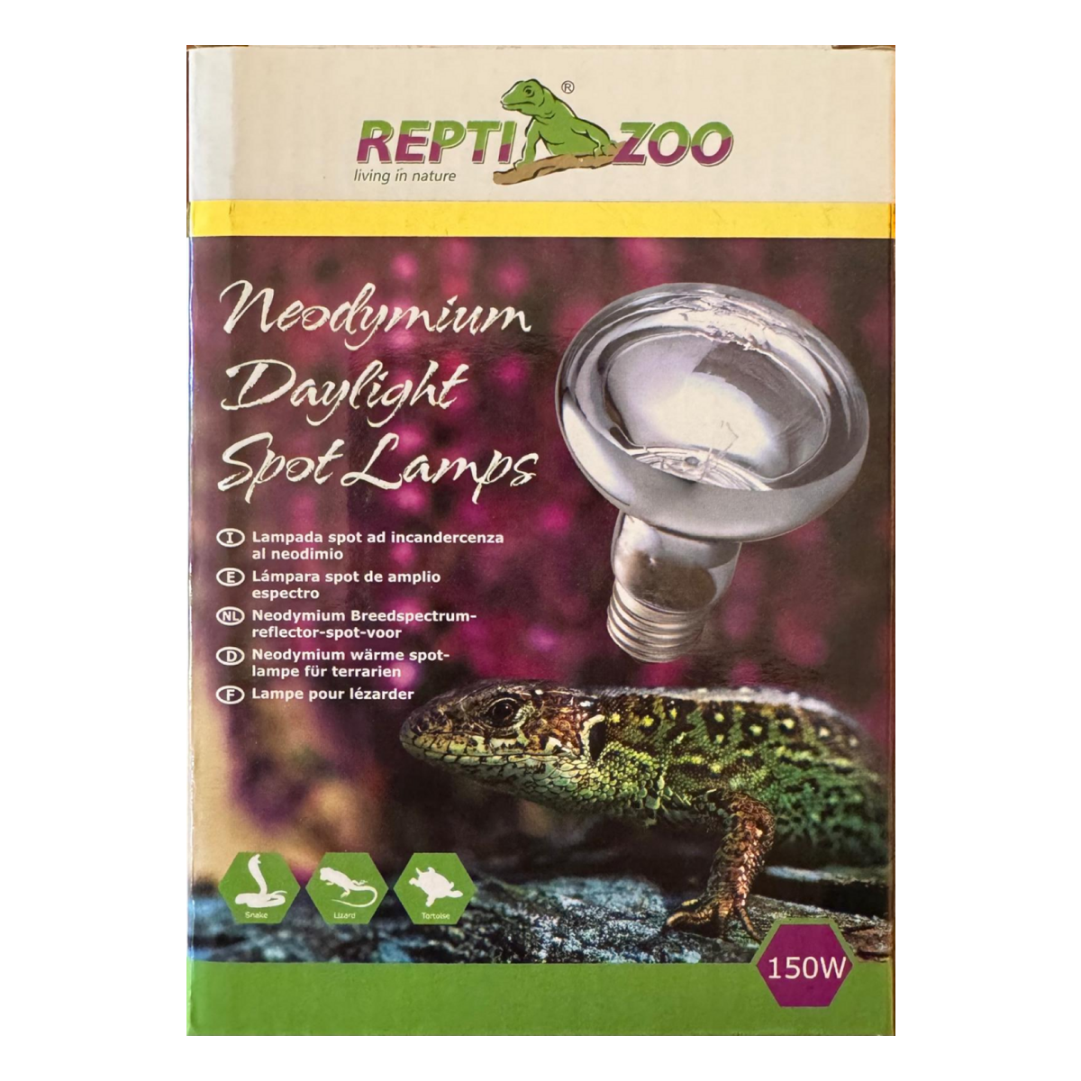 ReptiZoo Lampada Spot al Neodimio con Riflettore UVA - immagine 2
