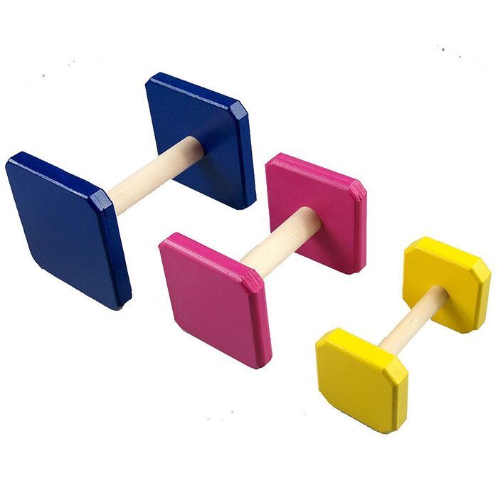 Riportello Colorato in Legno Quadrato - immagine 2