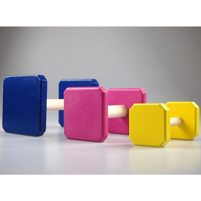 Riportello Colorato in Legno Quadrato - immagine 3