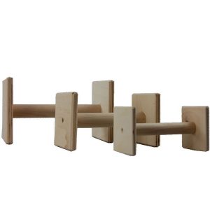 Riportello quadrato in legno