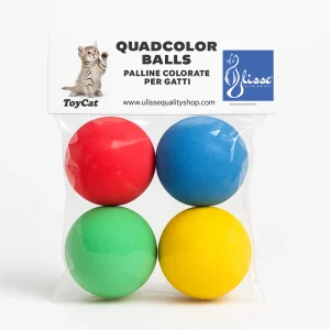 Ulisse QuadColor Balls Palline Colorate per Gatti