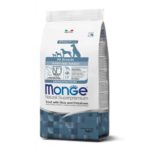Monge All Breeds Puppy & Junior Monoprotein Trota, Riso e Patate