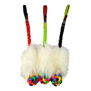 Tug Bungee Pelo di Pecora con Pallina Arcobaleno
