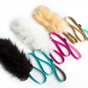 Tug lungo in vero pelo di pecora