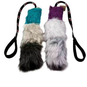 Tug Lungo in Pelo Sintetico con Squeek e Crackle